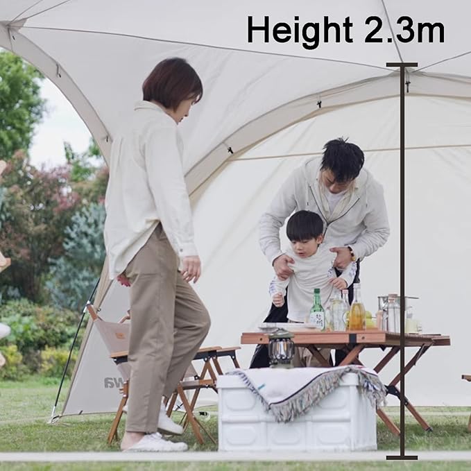 Dome Canopy Gazebo Tent – 4.2 × 4.2 × 2.3 m