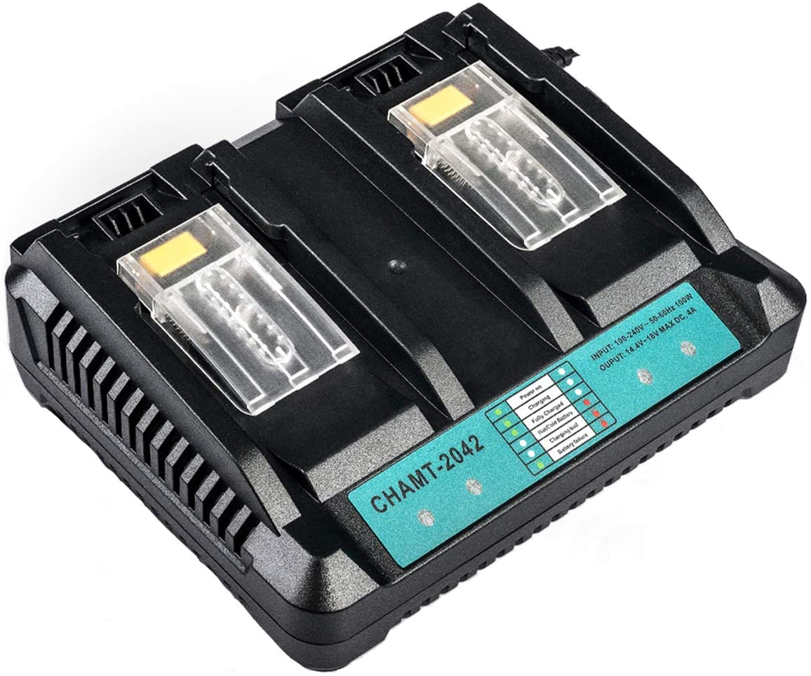 Makita Battery Charger DC18RD Dual Port Charger for Makita Battery
