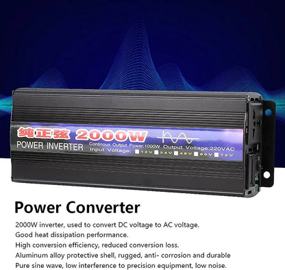 12V Pure Sine wave Car Inverter 2000W