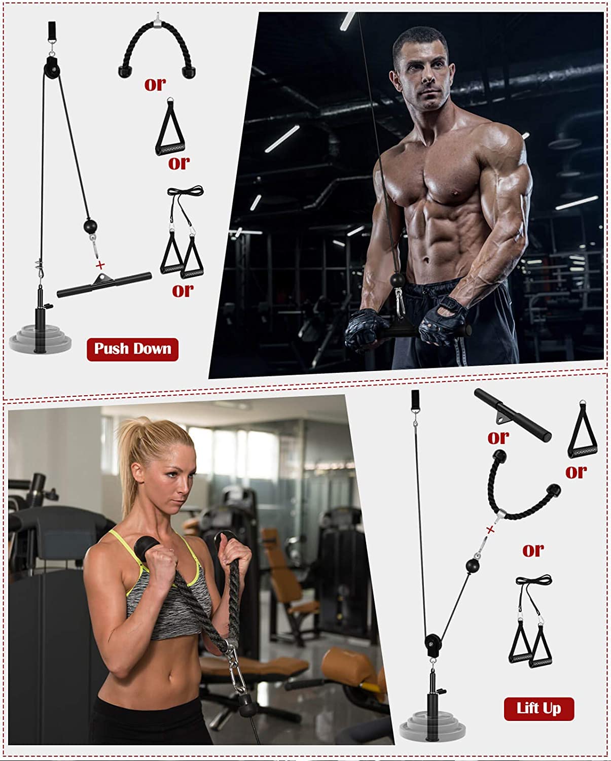 Fitness Lift Pulley System