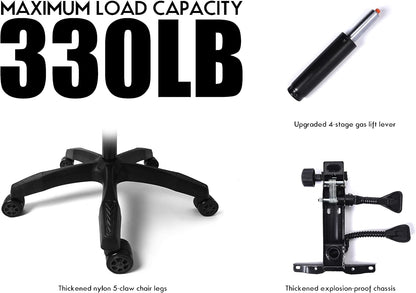 Gaming Chair with Footrest - RGB Gaming Chair with Speakers & Lights