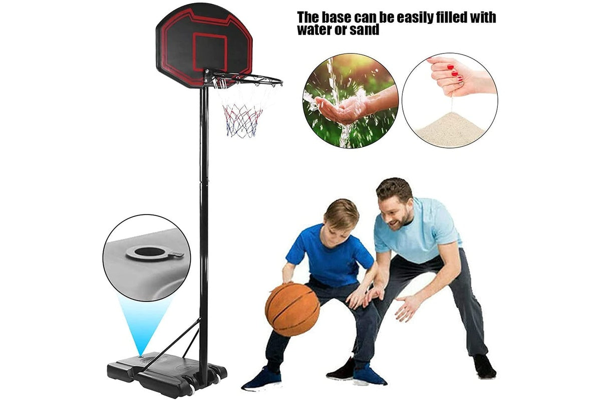 Adjustable Portable Basketball Hoop 2.1 M