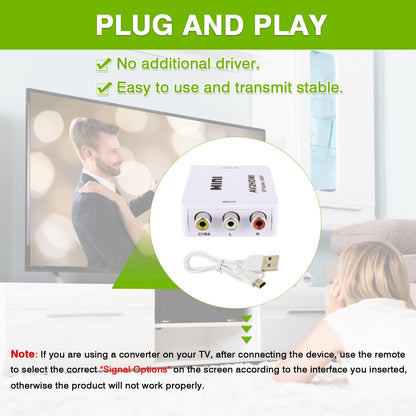 HDMI Converter - RCA to HDMI Adapter