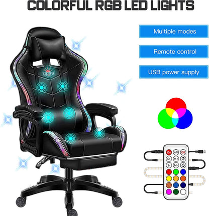 Gaming Chair Speaker and RGB Light (Yellow)
