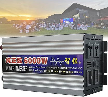 Pure Sine wave Power Inverter 6000W 12V