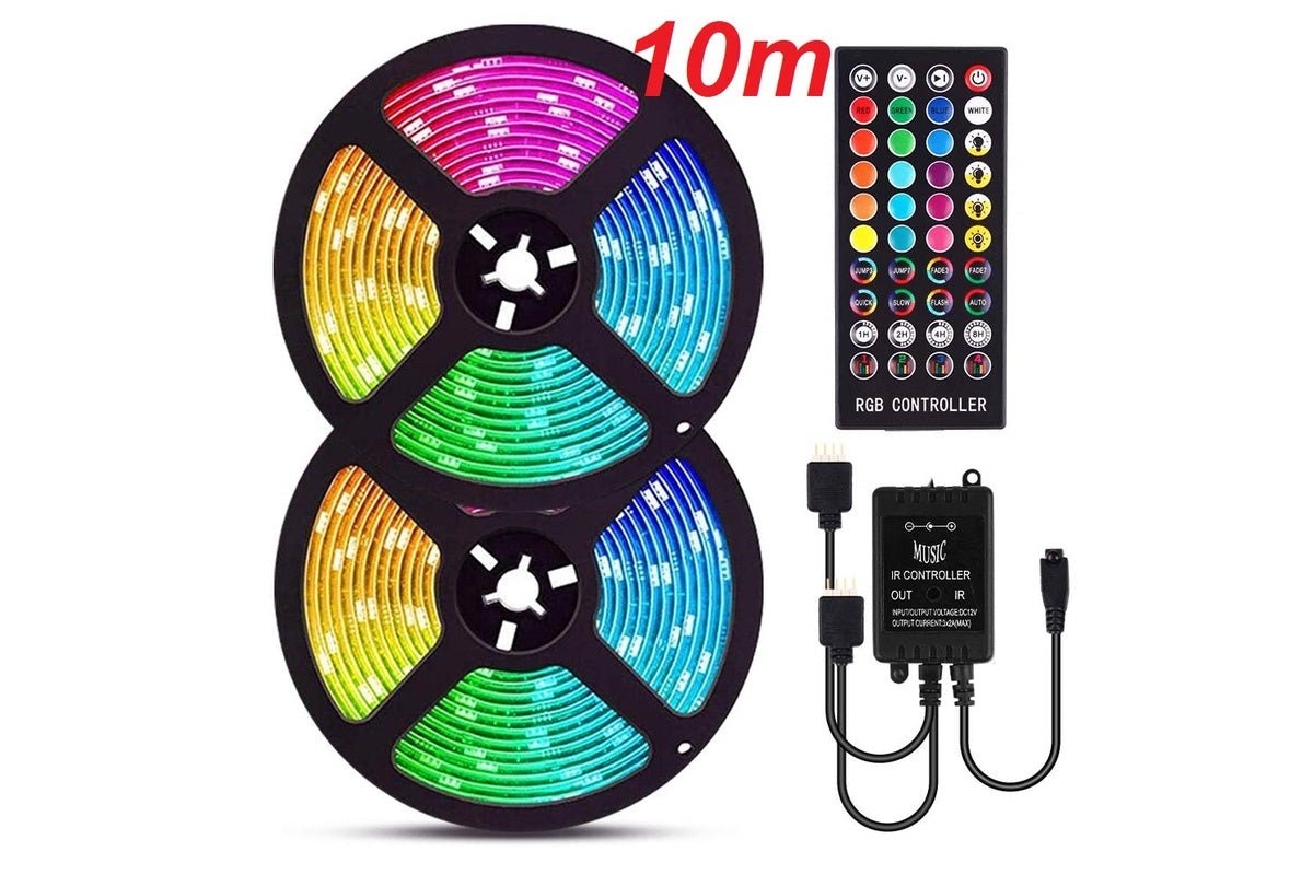 LED Strip Light RGB 10m with remote