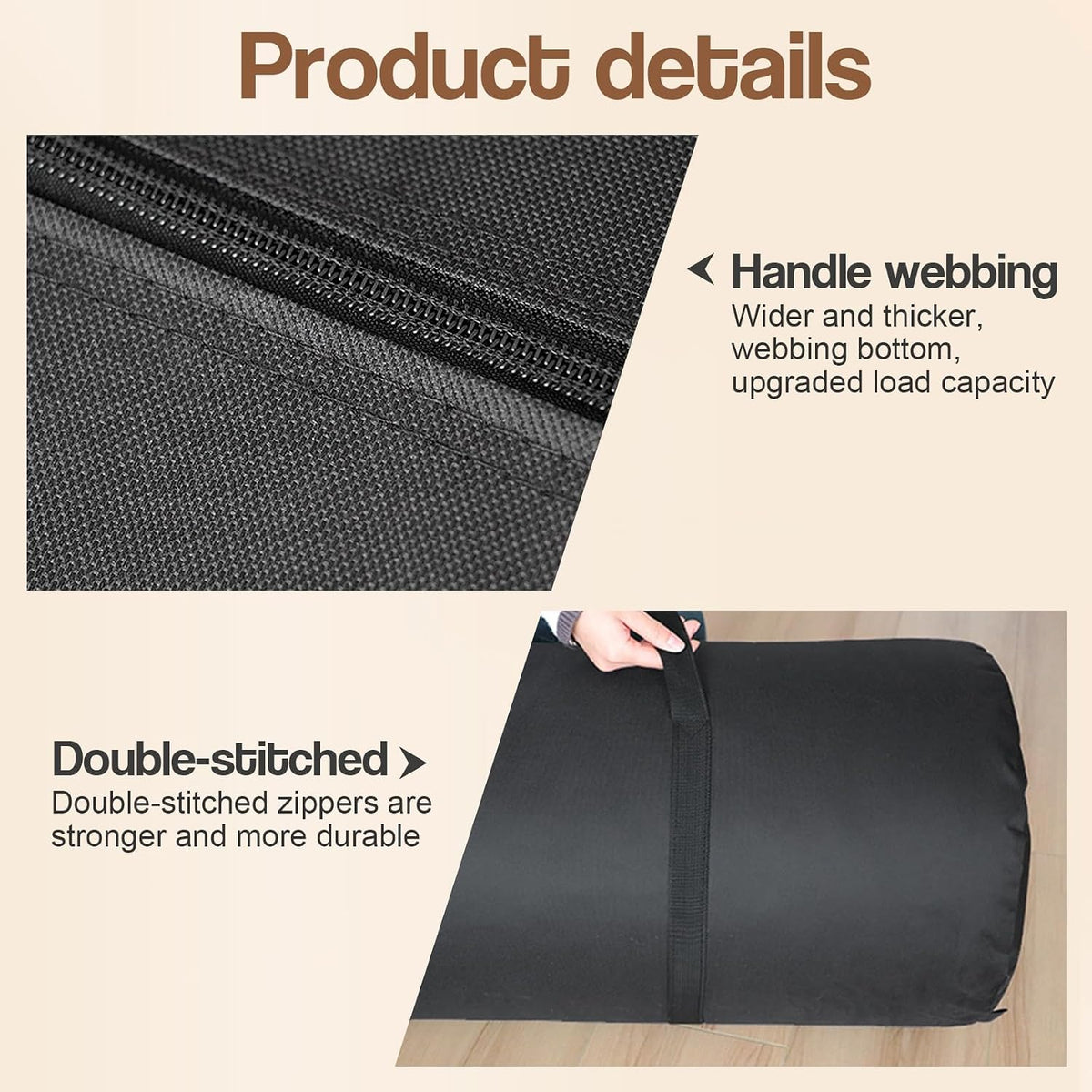 ECOTREK Cylindrical Storage Bag for Rolled Bedding & Tents – 46 cm Diameter BL17003