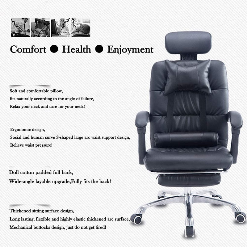 Office Chair with Footrest Computer Chair