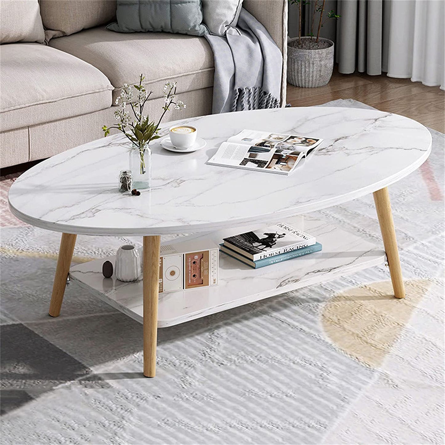 Coffee table 2 in 1 living room coffee tables