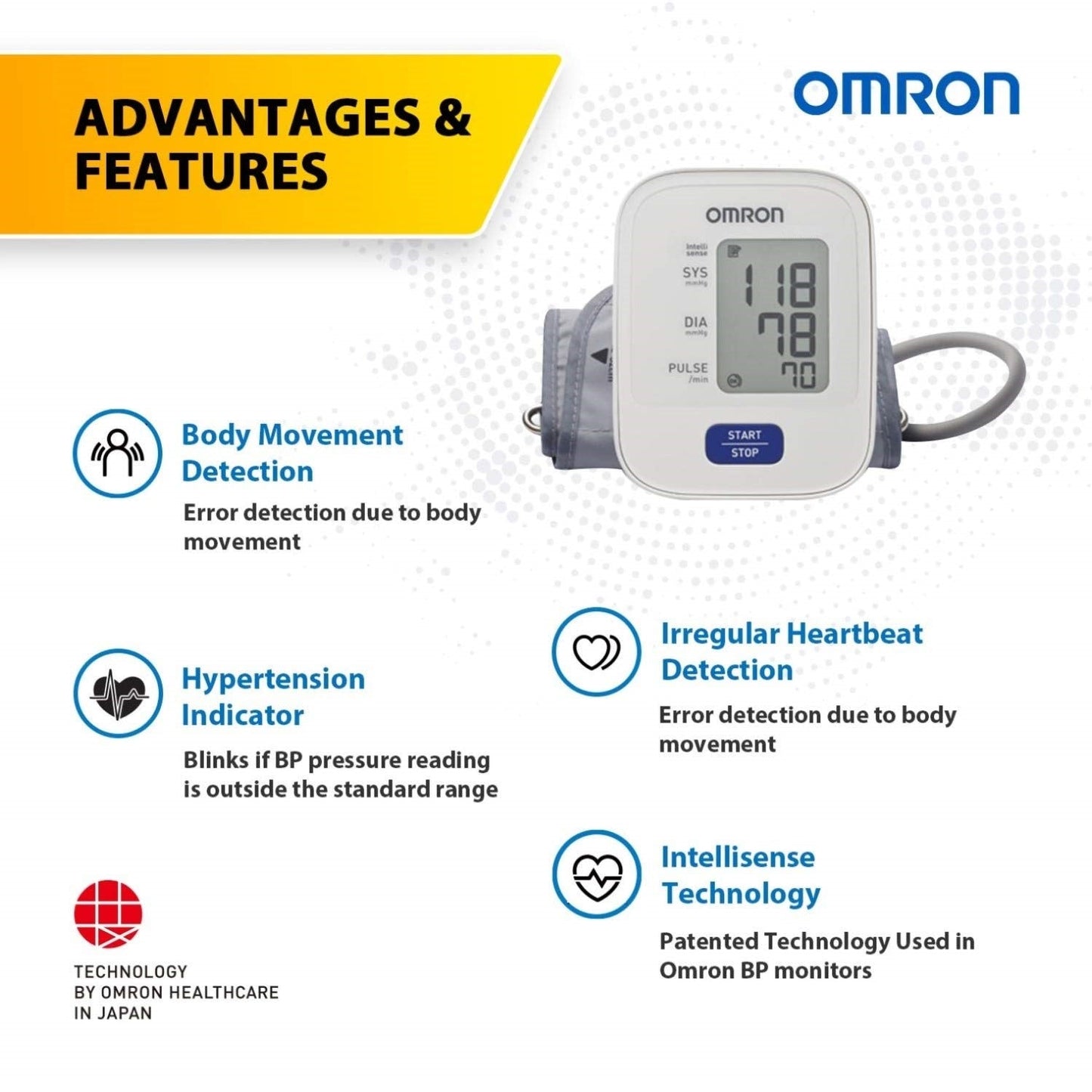 Omron Blood Pressure Monitor HEM 7120