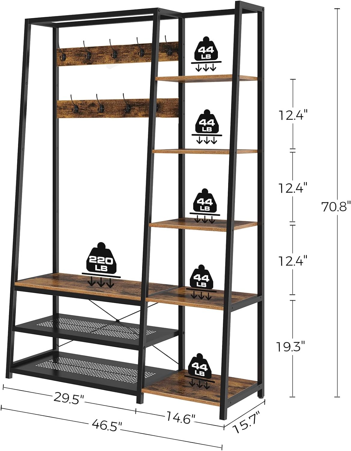 Coat Rack Clothes Rack Wardrobe Clothes Organizer