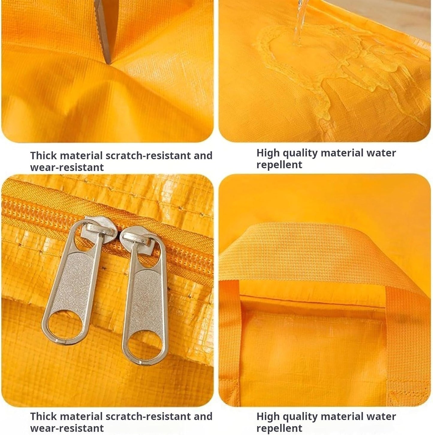 Large Moving Bags – Waterproof Storage Bags with Double Zip Pulls HZ51001