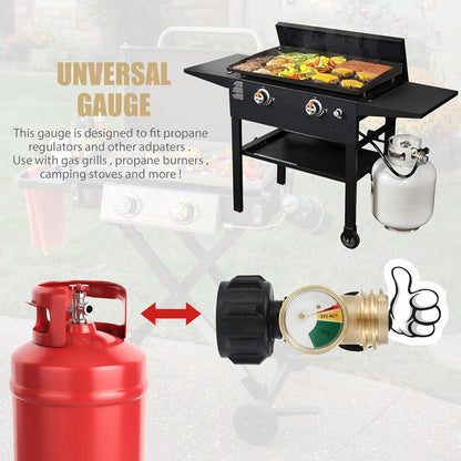 Propane Tank Gauge Level Indicator Gas Pressure Meter