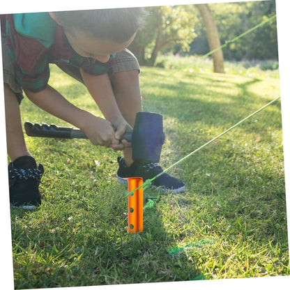 ECOTREK Snow & Sand Tent Stakes – 31cm Aluminum U-Shaped Pegs for Camping & Beach JP5604