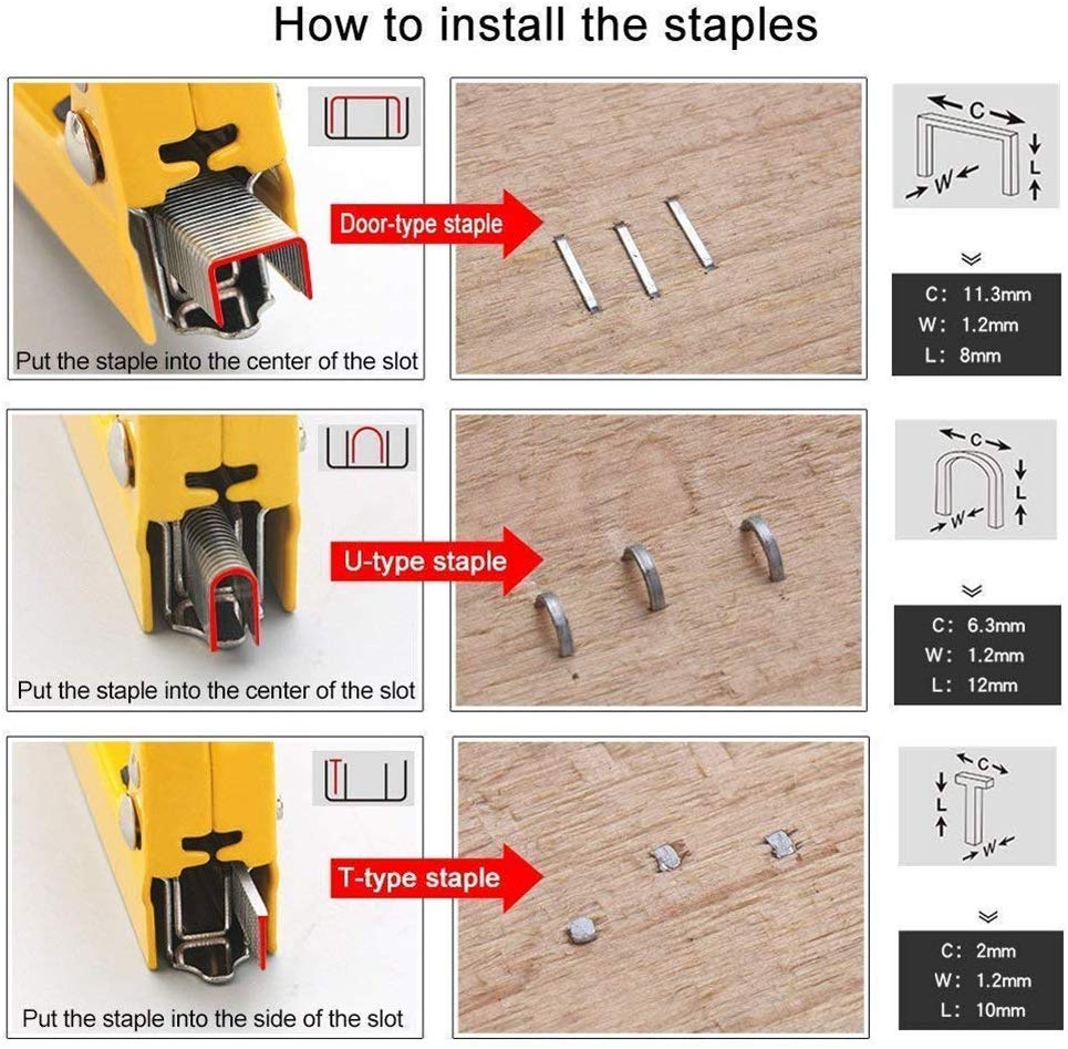 Staple Gun 3-in-1 Staple Gun