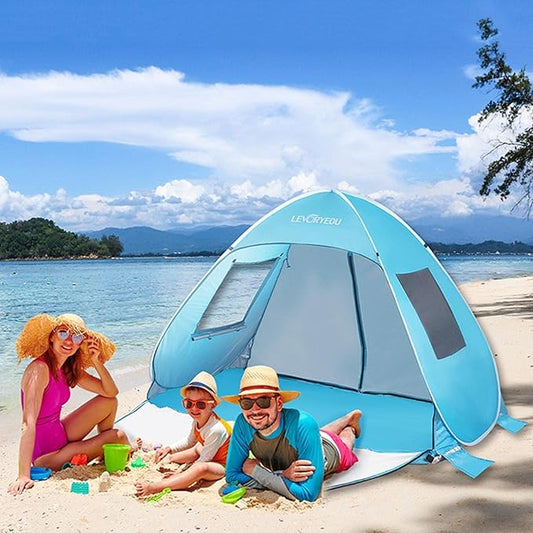 Pop-Up Beach Tent Sun Shelter – Easy Setup & Portable TTQY6011