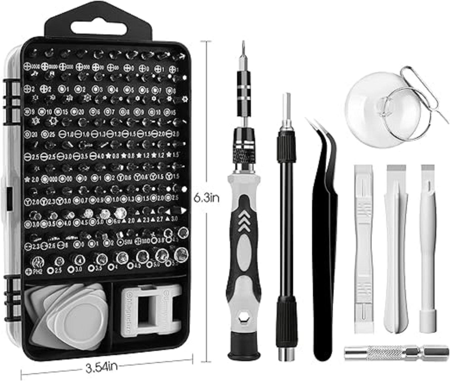 Magnetic Precision Screwdriver Set – 115 in 1  Multi Tool Kit for Electronics & DIY Repair DFWJ5013