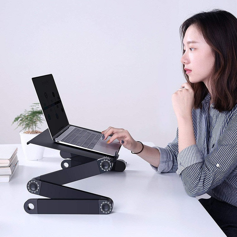 Adjustable Laptop Stand with Mouse Pad
