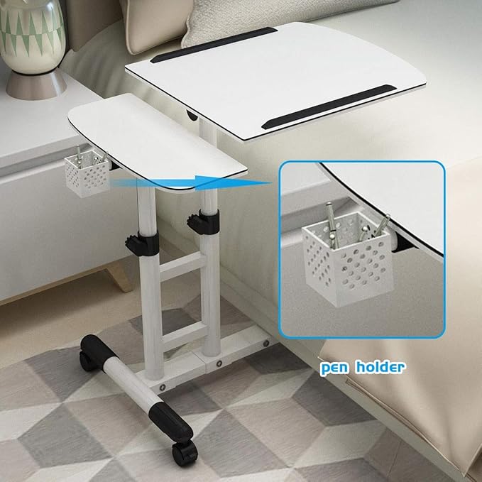 Overbed Laptop Table Desk Stand Adjustable