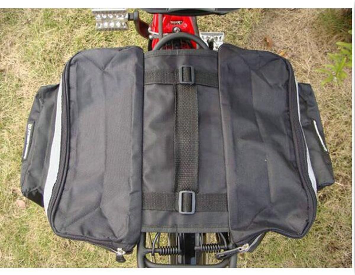 ECOTREK 25L Waterproof Bike Pannier Bag – Rear Rack Cycling Saddle Bag JS16002