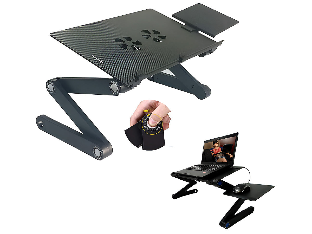 Adjustable Laptop Stand with Mouse Pad