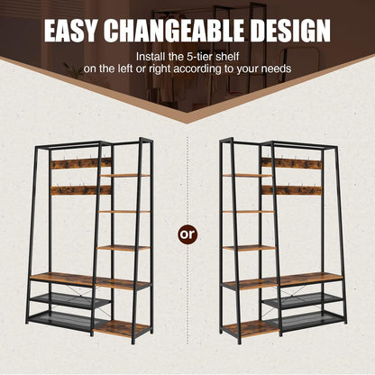 Coat Rack Clothes Rack Wardrobe Clothes Organizer