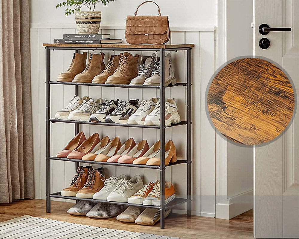 multi shelf shoe rack