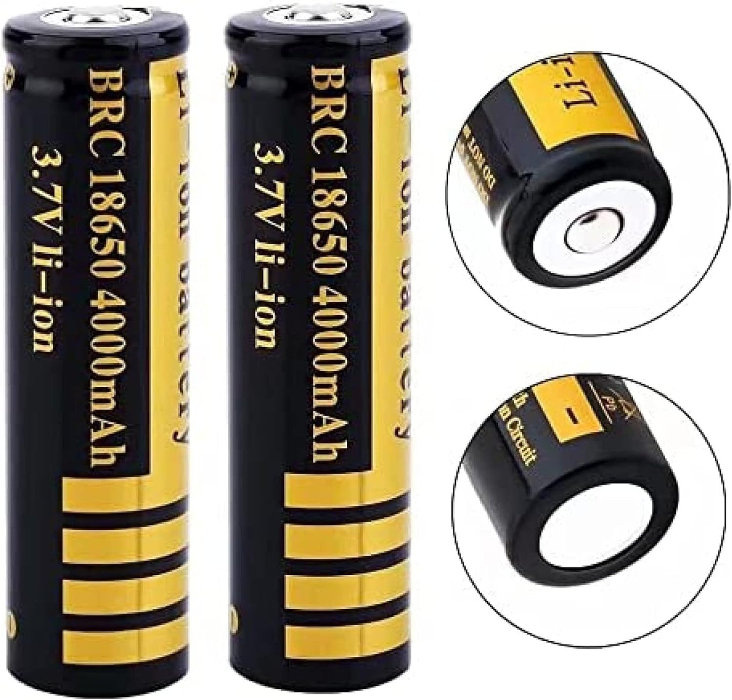 18650 Rechargeable Battery 4PCS