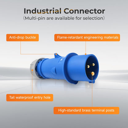 Caravan Lead connector plug (Male) 16A- IP67