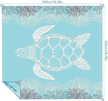 Sandproof Beach Mat – 200 × 200 cm