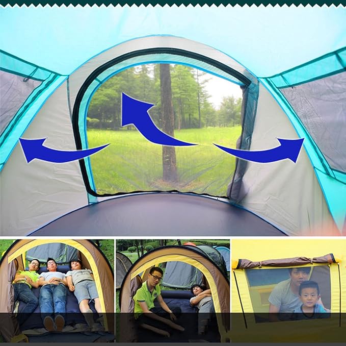 Foldable Camping Tent – Instant Pop-Up (245 × 150 × 105 cm)