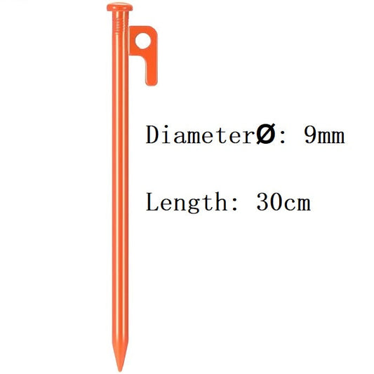 Heavy Duty Steel Tent Stakes – 30cm Metal Tent Pegs JP51604