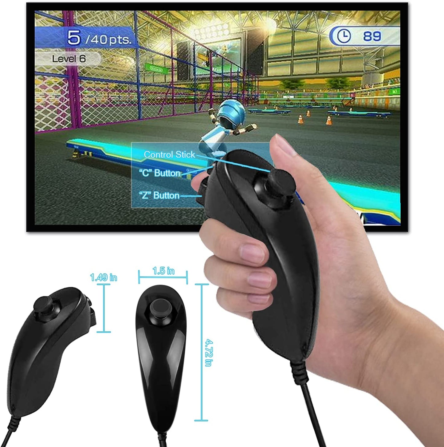 Wii Remote Controller with Nunchuk
