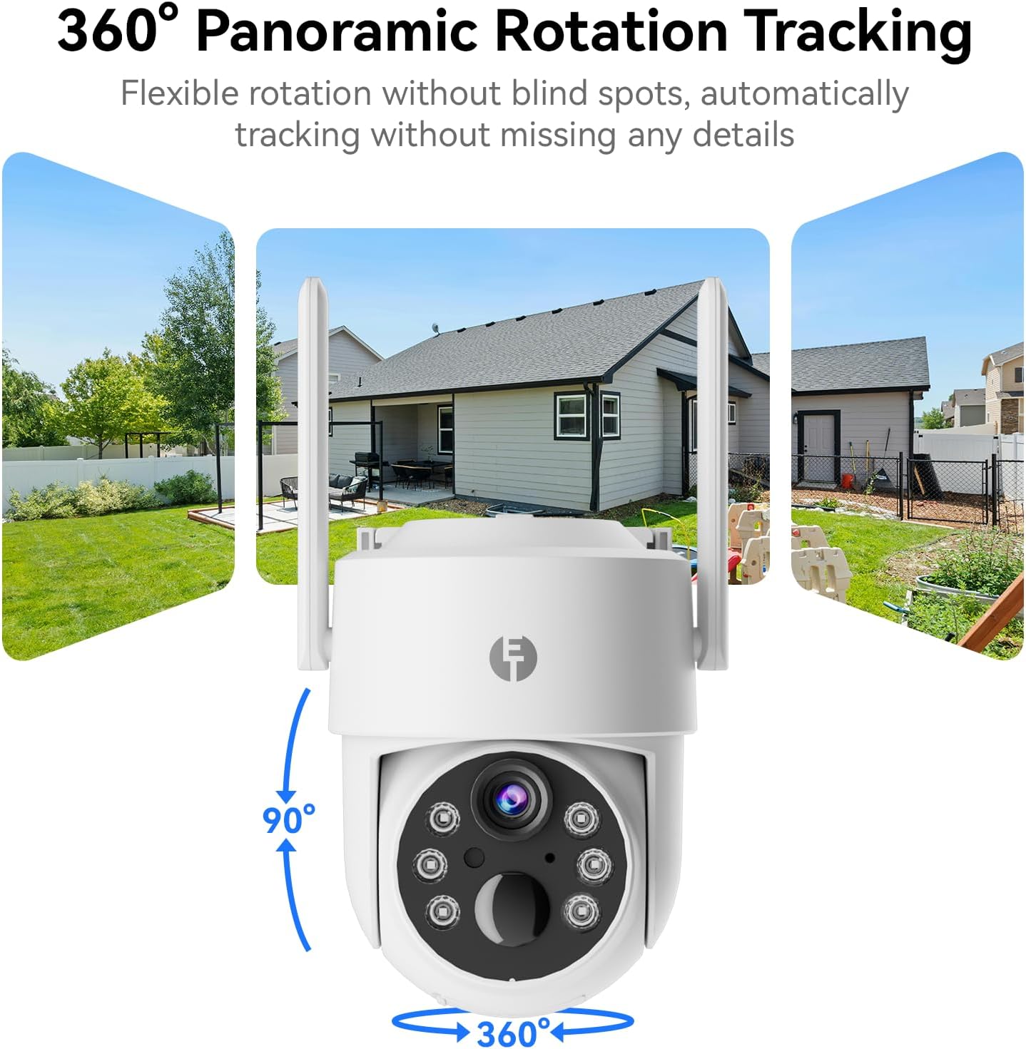 Wireless Security Camera SOLAR WIFI and battery powered free batteries and 64GB storage card