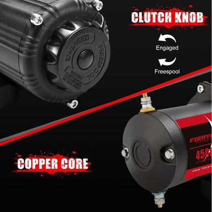 Electric Winch ATV Motor 4500lbs