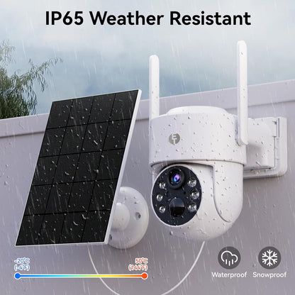Solar 10.1 Inch Screen Wireless Security camera system CCTV