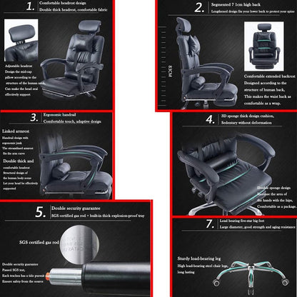 Office Chair with Footrest Computer Chair