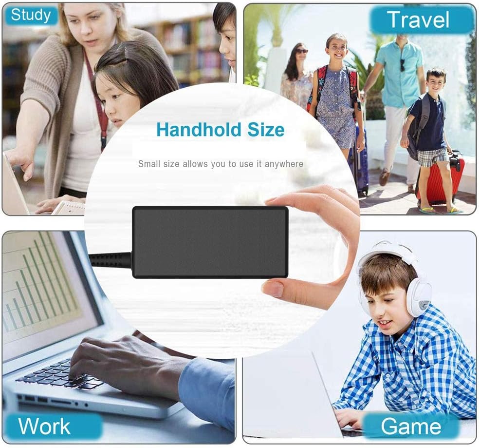 HP Laptop Charger 65W Blue Tip Power Adapter