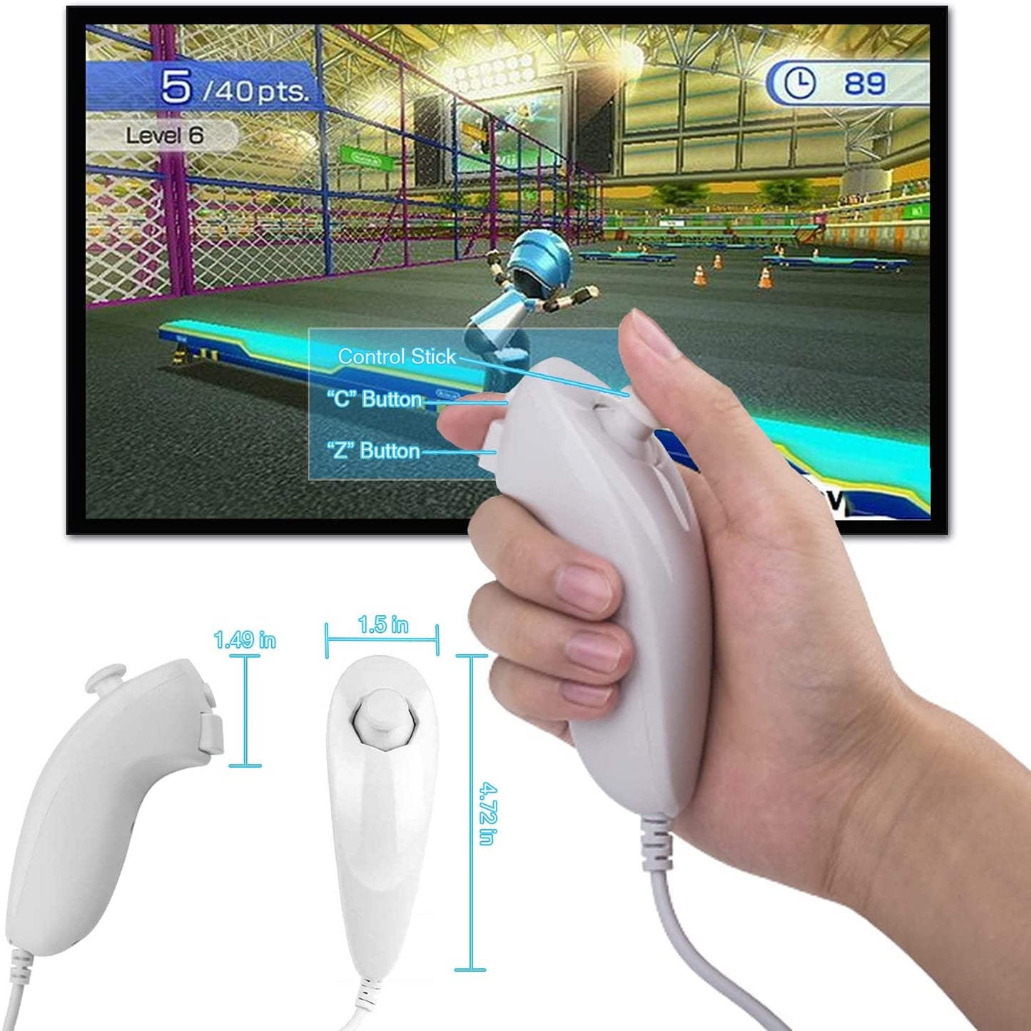 Wii Remote Controller with Nunchuk