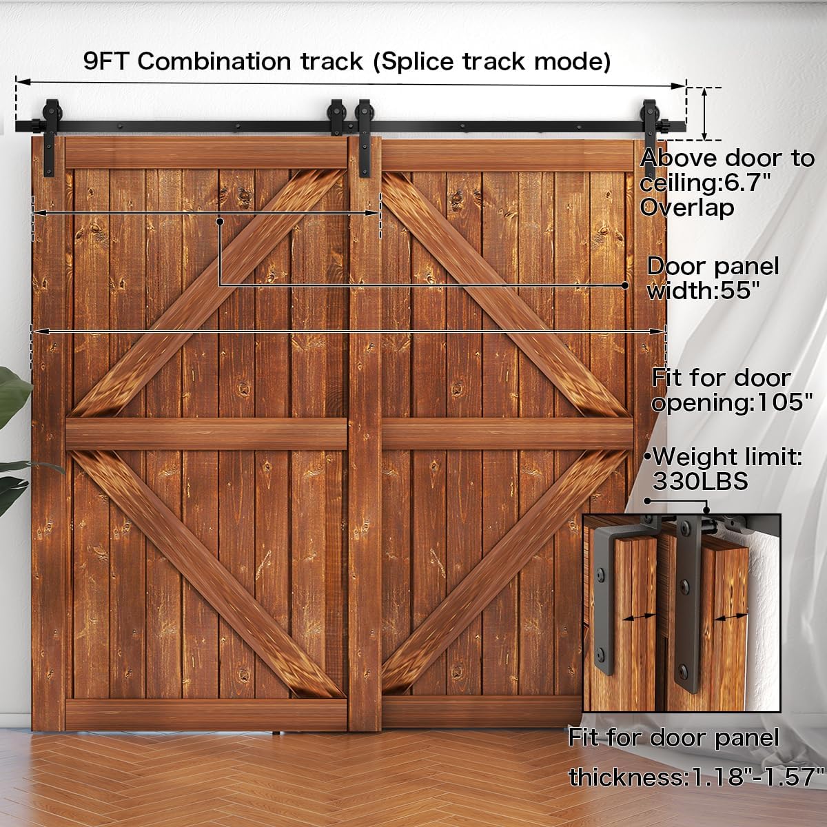 Barn Door Hardware 3m