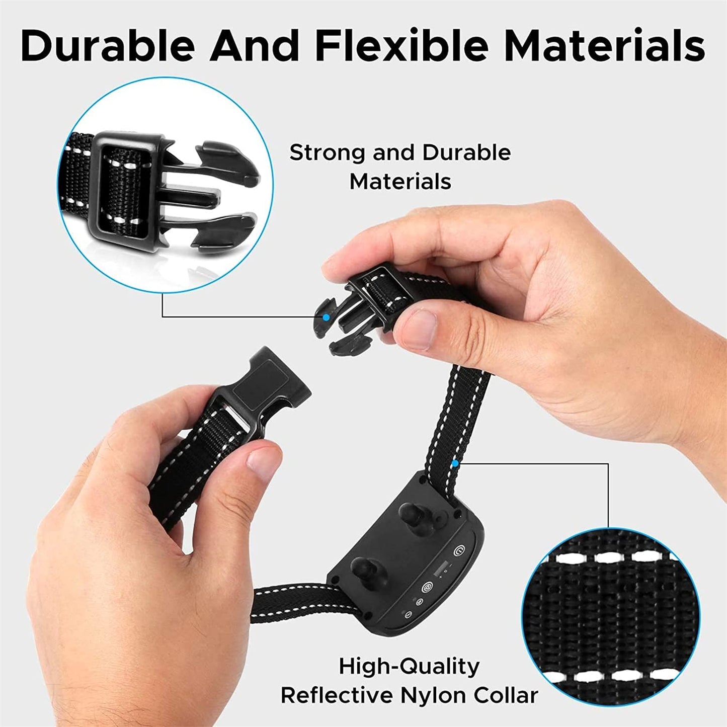 Dog Bark Collar Rechargeable Dog Training Collar