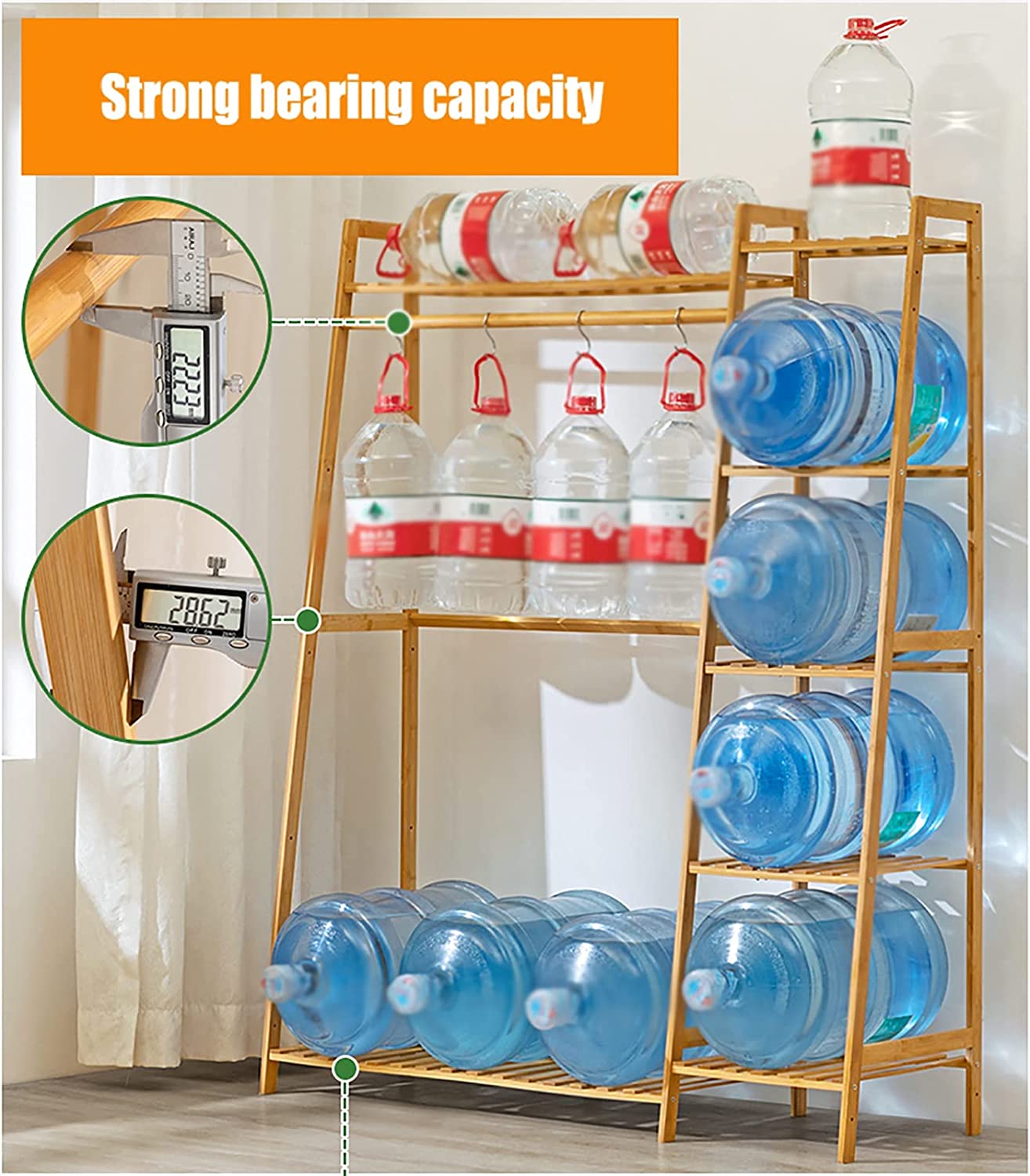 Bamboo Wardrobe Clothes Rack