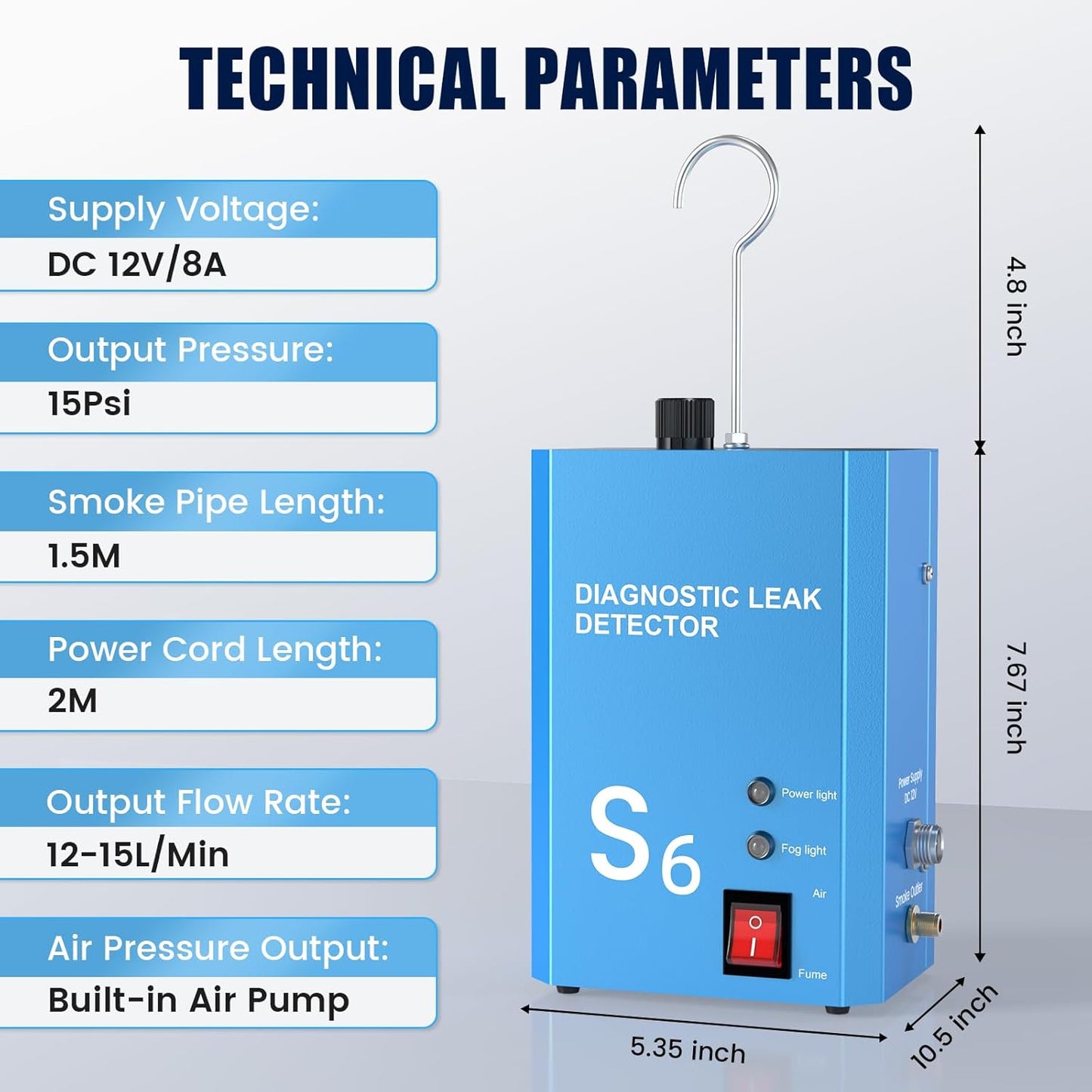 Smoke Leak Detector Automotive Tools