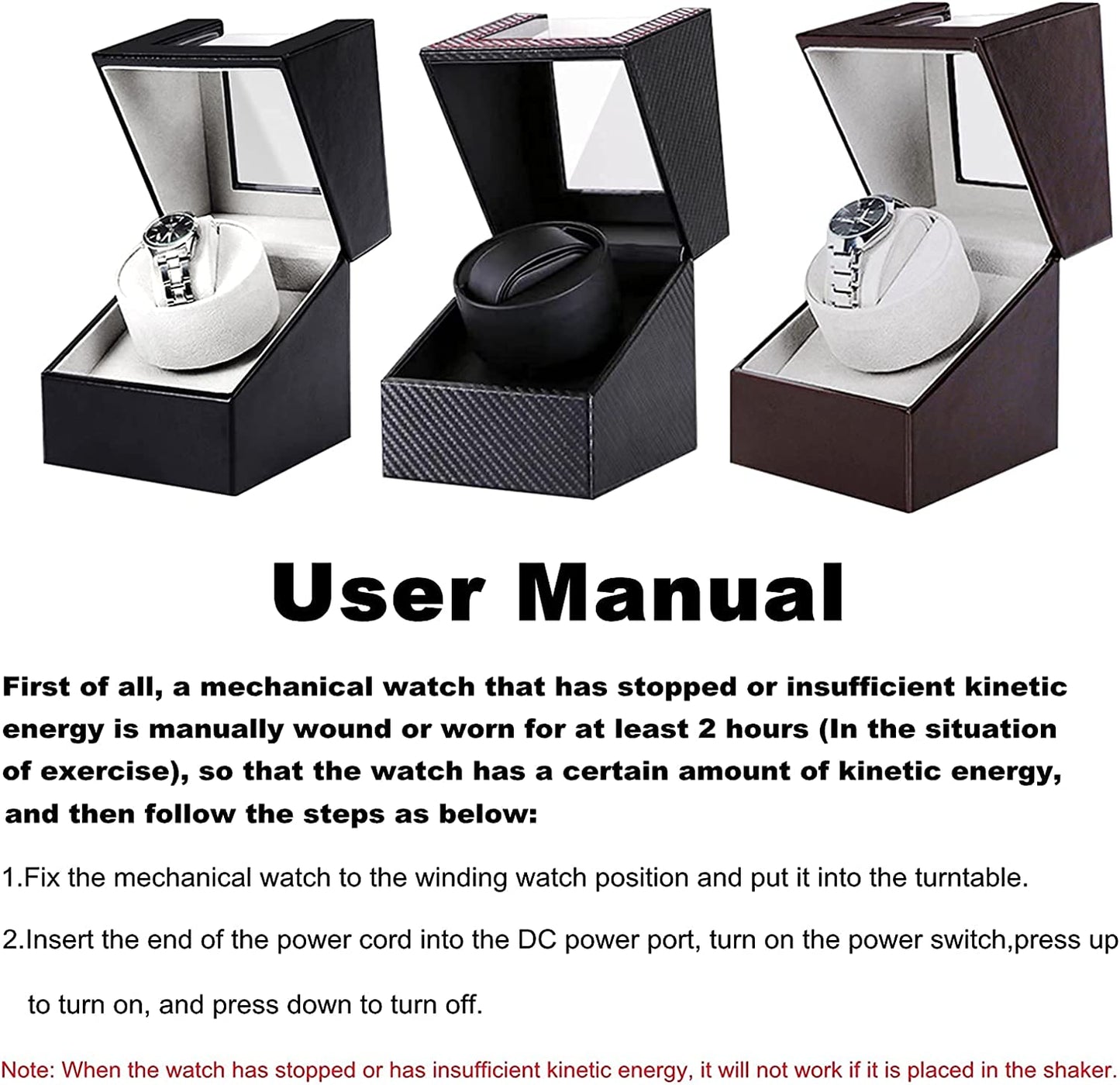 Automatic Watch Winder and Storage Box