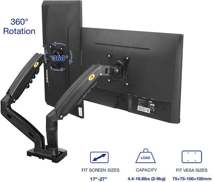 Dual arm monitor stand Hydraulic