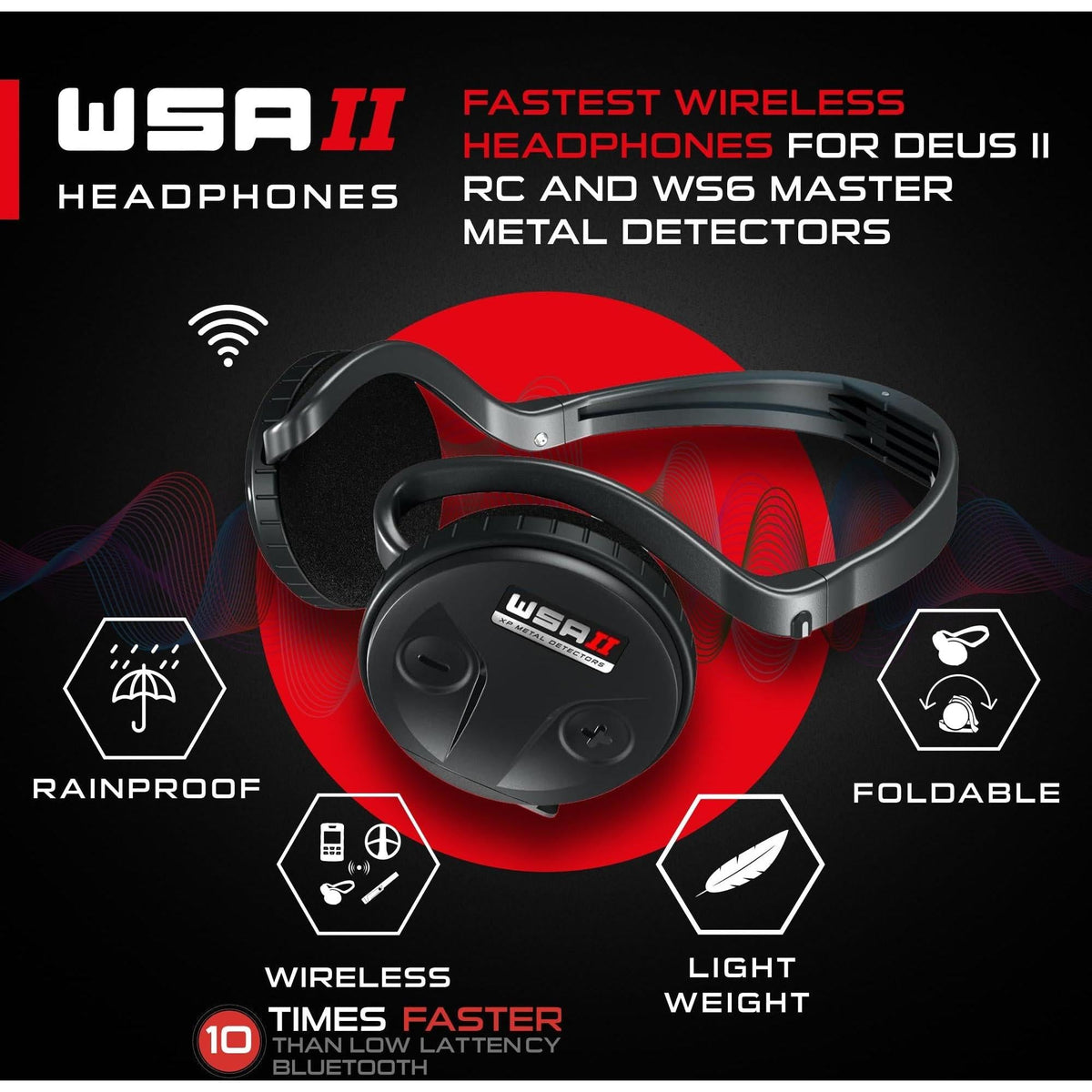 XP WSAII Wireless Headphones for DEUS II