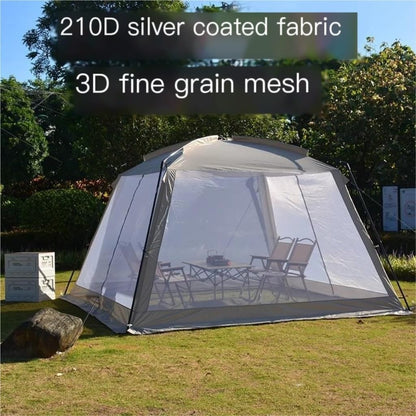 Anti-Mosquito Awning Canopy – Mesh Screen Portable Beach & Camping Tent