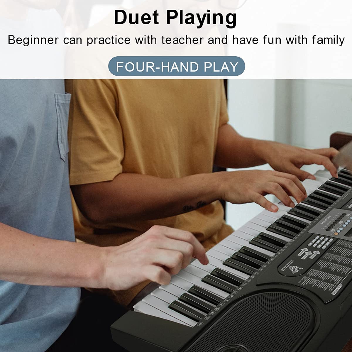 Electronic Keyboard Piano and Piano Stand