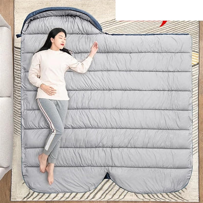 Large Rectangular Sleeping Bag – 230 x 100 cm, Ideal for Camping, Hiking, Picnic & Outdoor Use