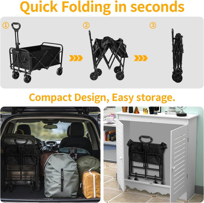 Foldable Wagon, Beach Cart Trolley